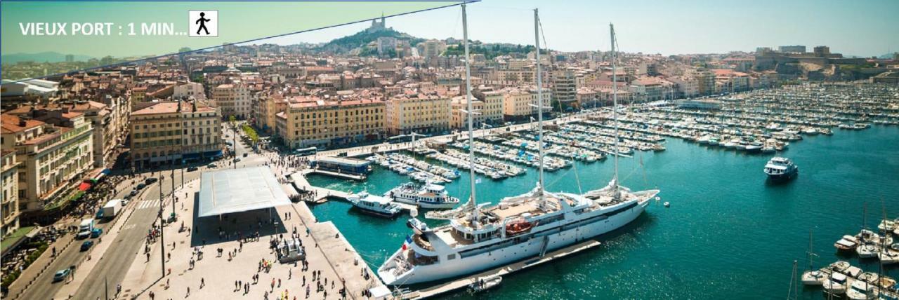 Happy T1 Tout Equipe - Confort - Vieux Port Marseille Exterior photo